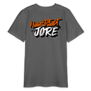 Teenager Bio T-Shirt mit 'HAUPTSTADTJÖRE' Brustprint, aus 100% Bio-Baumwolle, stabil mit Doppelnaht und bequemen Rundhalsausschnitt – perfekt für junge Berliner. - Farbe Anthrazit