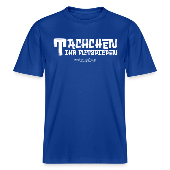 Berliner Begrüssung-TACHCHEN IHR FLITZPIEPEN- RELAXED FIT Unisex Organic T-Shirt - Dunkelblau
