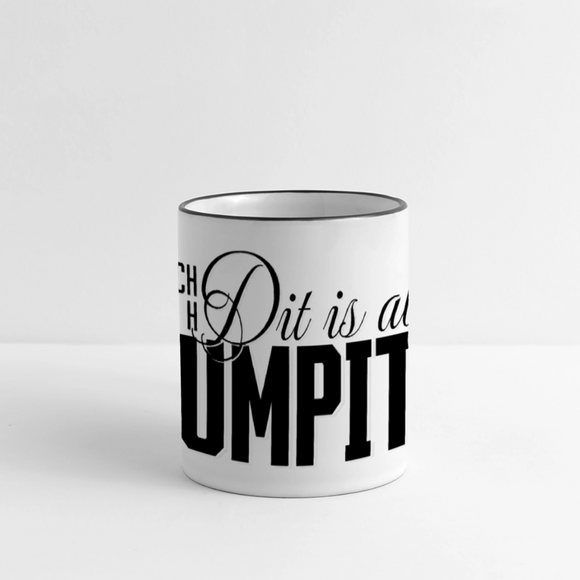 MUMPITZ-Panoramatasse - Weiß/Schwarz