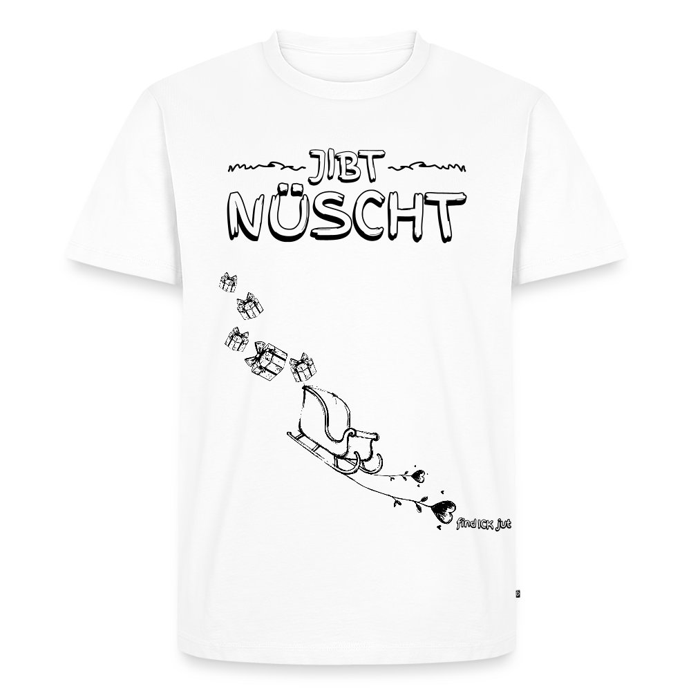 Weihnachten in Berlin 25-Männer Premium Bio T-Shirt - Weiß
