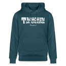 Berliner Begrüssung-TACHCHEN IHR FLITZPIEPEN- Bio-Hoodie - Dunkles Petrol