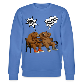 Berliner Bären mit Berliner Schnauze-WATN? NÜSCHT!-Unisex Bio-Sweatshirt - Blau