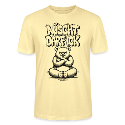 Berlin Shirt mit Berliner Bär-NÜSCHT DARF ICK-Unisex T-Shirt - Creme