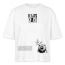 Berlin Statement-ICK LACH MIR N AST-Frauen Boxy Bio-T-Shirt - Weiß