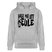 PASS MA UFF KEULE - Unisex Bio-Hoodie - Grau meliert