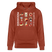 Berliner Verrücktheit-MESCHUGGE-NA UND?!-Unisex Bio-Hoodie - Terrakotta