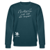 NACHTIGALL ICK HÖR DIR TRAPSEN-Unisex Bio-Sweatshirt II - Dunkles Petrol