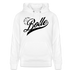 ICK FREU MA WIE BOLLE-Unisex Bio-Hoodie - Weiß