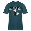 MESCHUGGE - Relaxed Fit Unisex Bio-T-Shirt - Dunkles Petrol