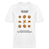 JEH MA NICH UFFN KEKS-Relaxed Fit Unisex Bio-T-Shirt - Weiß