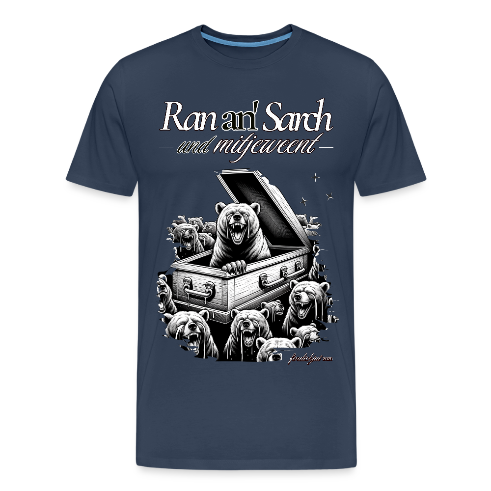 Ran an Sarch-Männer Premium Bio T-Shirt II - Navy