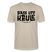 PASS UFF KEULE-Unisex T-Shirt mit Berliner Schnauze - Beige