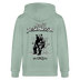 DRUFF JESCHISS'N-Unisex Bio-Kapuzenjacke - Helles Graugrün