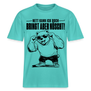 Berliner Bär mit Berliner Schnauze-NETT KANN ICK OOCH-RELAXED FIT Unisex Organic T-Shirt - Poolblau