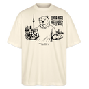 Berlin Souvenir mit Spruch-NEESE-Oversized Unisex Bio T-Shirt - Natur