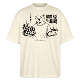 Berlin Souvenir mit Spruch-NEESE-Oversized Unisex Bio T-Shirt - Natur