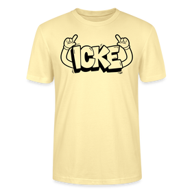 ICKE-Unisex T-Shirt mit echt Berliner Schnauze - Creme