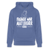 Berliner Spruch-FRÜHER WAR ALLET LEICHTERUnisex Bio-Hoodie - Blau