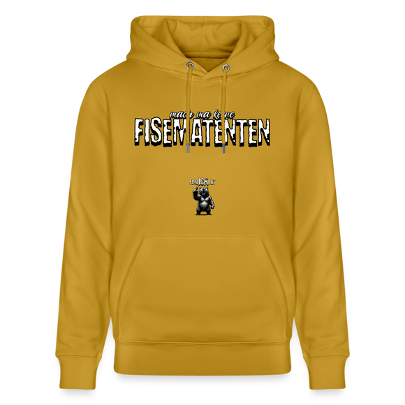 FISEMATENTEN-Unisex Bio-Hoodie - Ocker