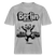 Berlin Souvenir- RELAXED FIT Unisex Bio T-Shirt-BERLIN ICK LIEBE DIR - Grau meliert