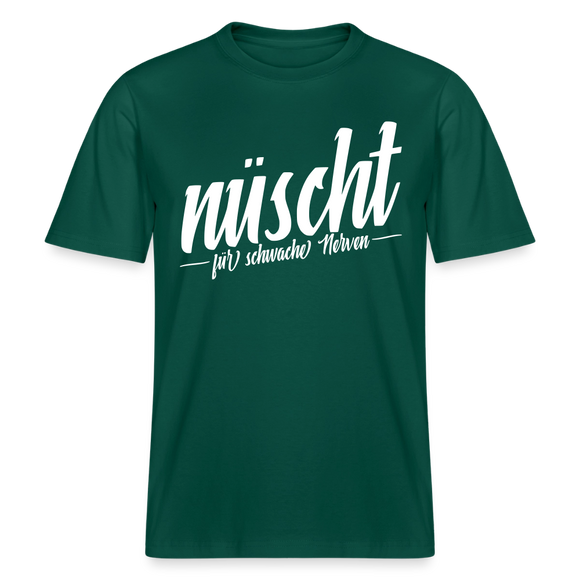 Berlin Shirt-NÜSCHT FÜR SCHWACHE NERVEN- RELAXED FIT Unisex Organic T-Shirt - Forest
