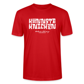 KANNSTE KNICKEN-Unisex T-Shirt  mit echt Berliner Schnauze - Rot