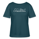 TRÄUMCHEN-Rundhals Frauen Bio-T-Shirt - Dunkles Petrol