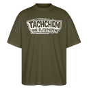 Berlin Shirt-TACHCHEN IHR FLITZPIEPEN-Oversized Unisex Bio T-Shirt - Khaki