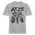 ATZE-beste Freunde-RELAXED FIT Unisex Organic T-Shirt - Grau meliert