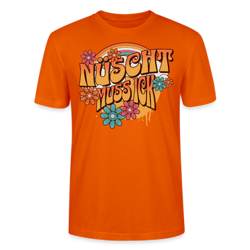 BERLINER RETRO-NÜSCHT MUSS ICK-Unisex T-Shirt BIO - Tieforange