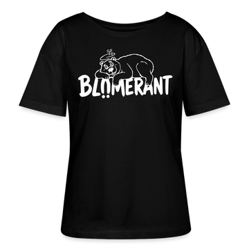 BLÜMERANT-Frauen Bio-T-Shirt mit Berliner Schnauze - Schwarz
