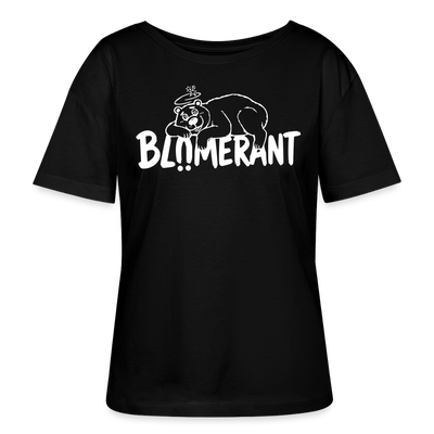 BLÜMERANT-Frauen Bio-T-Shirt mit Berliner Schnauze - Schwarz