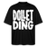 DOLLET DING-Dit Berlin Shirt mit Kodderschnauze-Oversized Unisex Bio - Schwarz