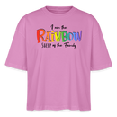 PRIDE 'REGENBOGENSCHAF'-Frauen Boxy Bio-T-Shirt - Pink