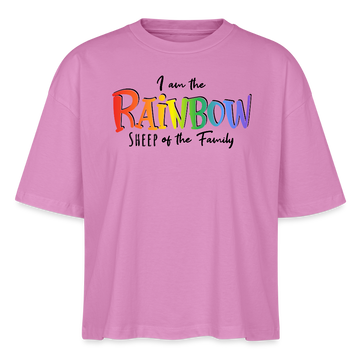 PRIDE 'REGENBOGENSCHAF'-Frauen Boxy Bio-T-Shirt - Pink