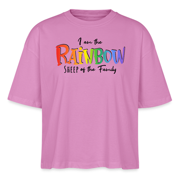 PRIDE 'REGENBOGENSCHAF'-Frauen Boxy Bio-T-Shirt - Pink
