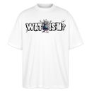 WAT IS'N?-Oversized Unisex Bio T-Shirt - Weiß