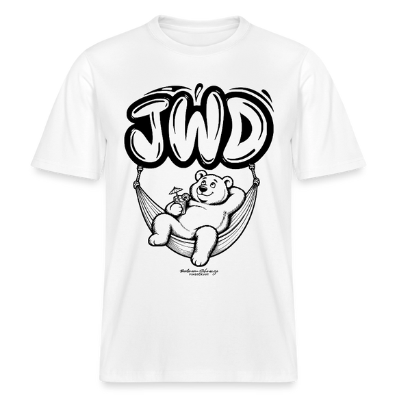 JWD-BERLIN-RELAXED FIT Unisex Organic T-Shirt - Weiß