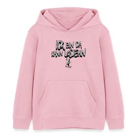 ICK BIN DA-Kinder Bio-Hoodie - Hellrosa