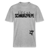 SCHNURZPIEPE - Relaxed Fit Unisex Bio-T-Shirt - Grau meliert
