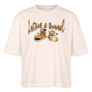 LATSCH UND BOMMEL - Frauen Boxy Bio-T-Shirt - Naturweiß