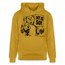 Berlin Souvenir Hoodie -DIT IS SO! – Unisex Bio-Hoodie mit Berliner Bär - Ocker