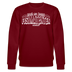 Berliner Spruch-MACH MA KEENE FISIMATENTEN-Unisex Bio-Sweatshirt  - weisser Print auf Burgunderrotem Stoff