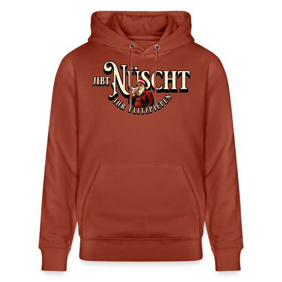 JIBT NÜSCHT IHR FLITZPIEPEN - Unisex Bio-Hoodie - Terrakotta