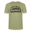 DIT IS KNORKE-Unisex T-Shirt Bio mit Berliner Spruch - Nebelgrün