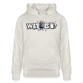 WAT IS'N?-Unisex Bio-Hoodie - Beige meliert