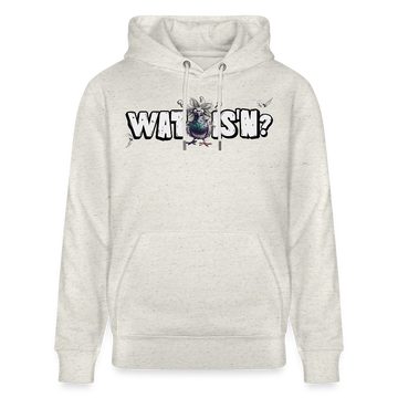 WAT IS'N?-Unisex Bio-Hoodie - Beige meliert