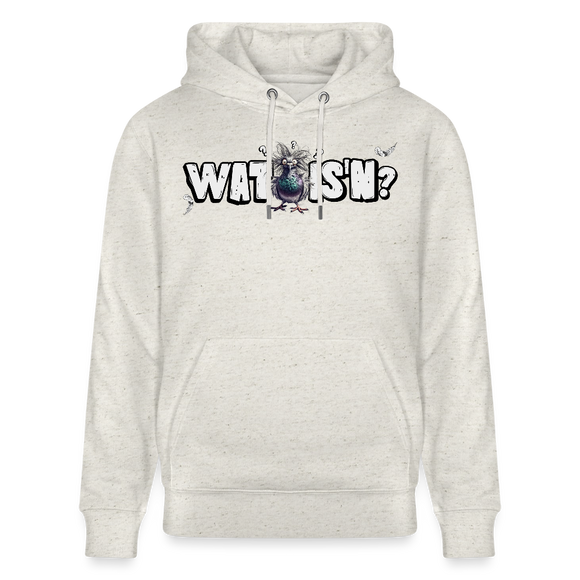 WAT IS'N?-Unisex Bio-Hoodie - Beige meliert
