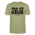 PASS UFF KEULE-Unisex T-Shirt mit Berliner Schnauze - Nebelgrün