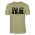 PASS UFF KEULE-Unisex T-Shirt mit Berliner Schnauze - Nebelgrün